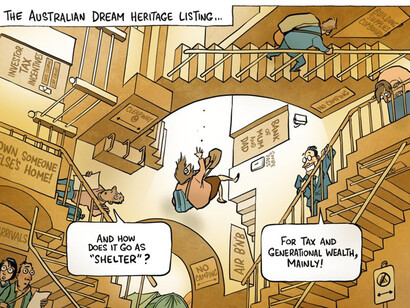 Behind the lines 2024, artwork in exhibition. Courtesy of Museum of Australian Democracy