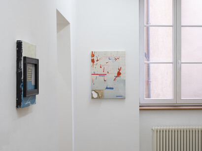 Paule Lemmer, Between the lines, vue d'exposition. Avec l'aimable autorisation de Nosbaum Reding