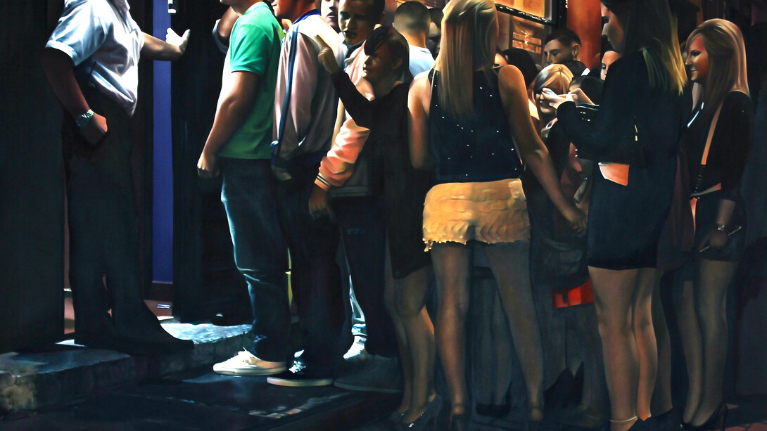 Jack Hickey, Charon, oil on canvas, 214 cm x 153 cm
