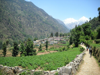Khati, a village of about 500 people, is located at the base of the Kumaon Himalayas in northern India. Photo Alice Rossignol