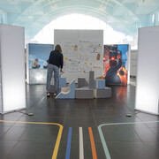 Podium: the strength of sport, exhibition view. Courtesy of La Cité Miroir