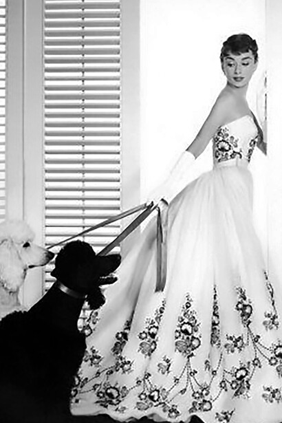 In Sabrina (1954), Audrey Hepburn debuted one of Hubert de Givenchy’s most iconic designs