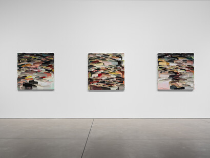Li Songsong, History painting, exhibition view. Courtesy of Pace Gallery