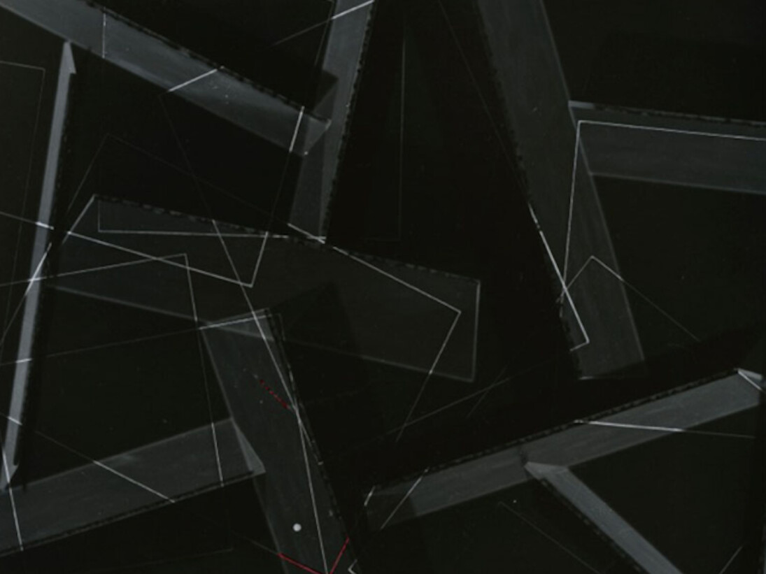 Jan Tichy, o.T. 4, 2016, Gelantine-Silberprint (Photogramm), Gelatin silver print (photogram), 18 x 24 cm. Courtesy of Galerie Kornfeld