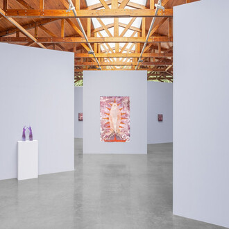 Felipe Baeza, Sentir un entonces y un allí, vista de exhibición. Cortesía de kurimanzutto