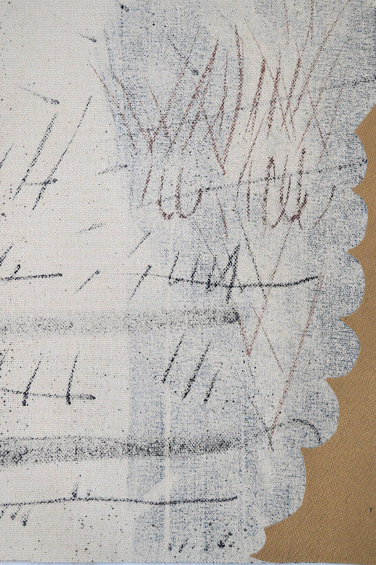 Barbara Steppe, jap, acrylic/cotton, 2014