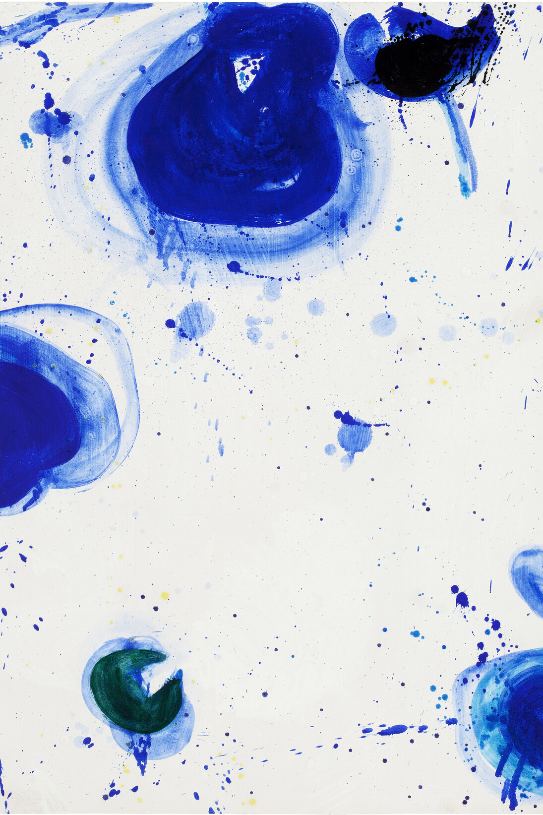 Sam Francis, Untitled (SF60-1000), 1960, Oil on paper, 55.9 x 44.7 cm (22 x 17 5/8 in)