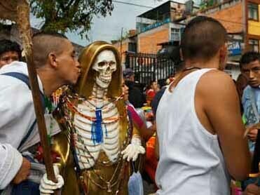 The Procession of Santa Muerte