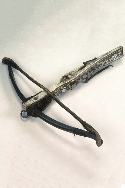 Arbalest with ivory inlay. 16th–17th cent. Courtesy of Museum of the History of Riga and Navigation