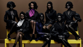 British Vogue's February 2022 cover has drawn criticism as the models skin tones have been intentionally darkened