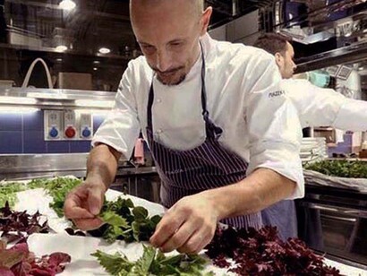 Enrico Crippa in cucina