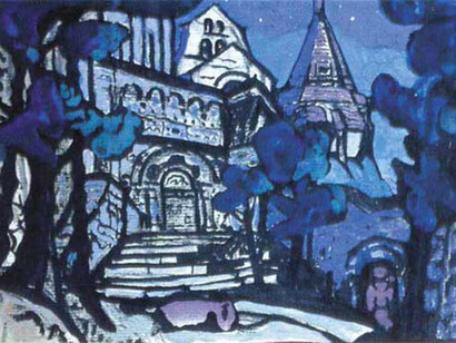 Catello di Re Marco (Tristano e Isotta), Nicholas Roerich, 1912