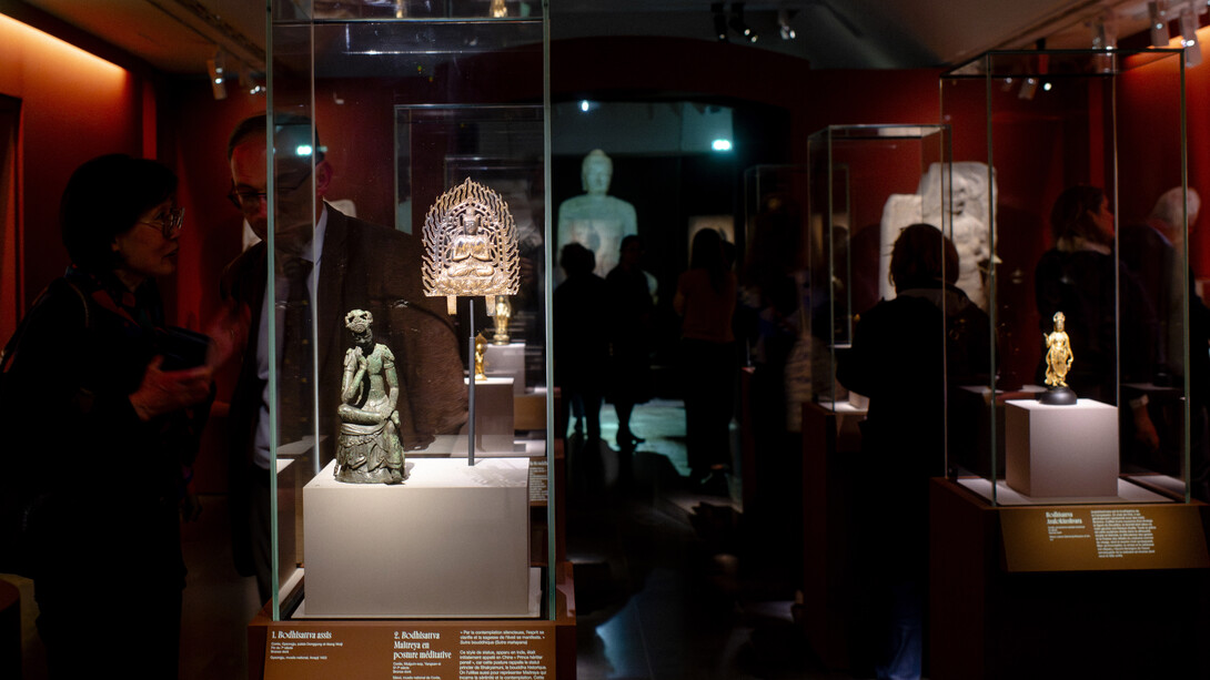 Trompe-l’oeil knowledge, Korea (18th-20th century), exhibition view. Courtesy of Musée Guimet