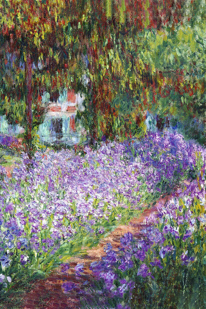 Claude Monet, El jardín del artista en Giverny (1900, detalle). La verdadera grandeza no nace de un resultado impecable, sino de la constancia que transforma cada intento en aprendizaje