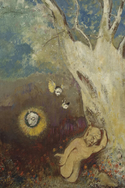 Odilon Redon, Sommeil de Caliban (detalle), entre 1895 et 1900. Cortesía del Musée d’Orsay