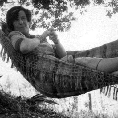 Freya on hammock  