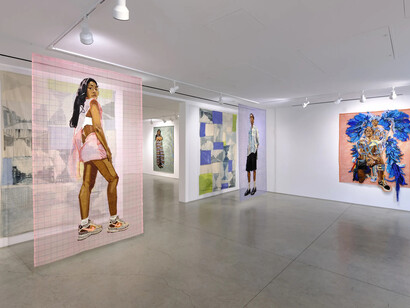 Taking up space: new works by Kandy G Lopez, exhibition view. Courtesy of Aca Galleries