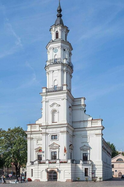 View of Town Hall in Kaunas, Lithuania
