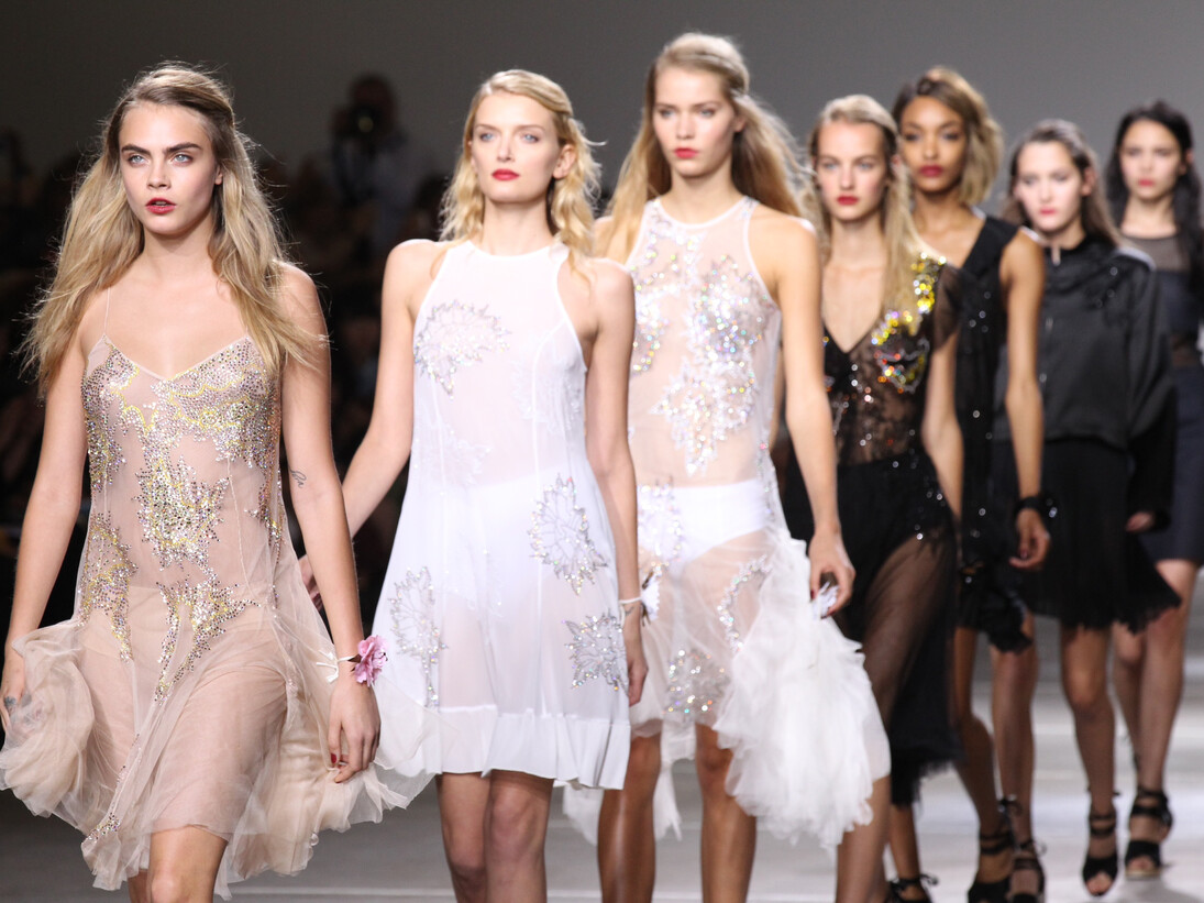 Topshop Unique SS15 (Christopher James, British Fashion Council)