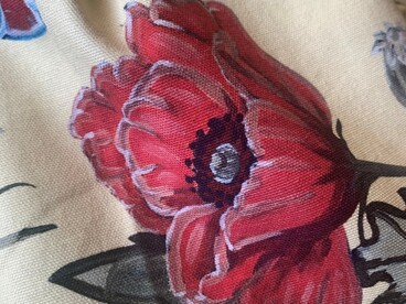 Dettaglio pantaloncino, "Flora" su disegno di Kris Knight. Foto di Raffaella Cesareo