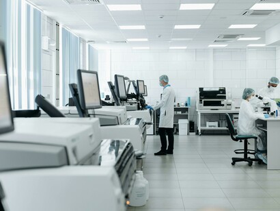 Laboratorio científico. La ciencia es el motor del desarrollo de cualquier país