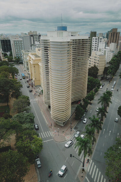 Edifício Niemeyer, localizado na Praça da Liberdade, centro histórico de Belo Horizonte, Minas Gerais, Brasil