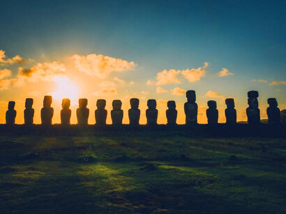 Rapa Nui, Cile. Ci sono molte teorie sul significato delle statue moai