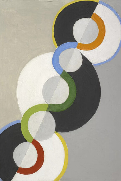 Robert Delaunay, Cercles simultanés, 1934. Courtesy of Arp Museum