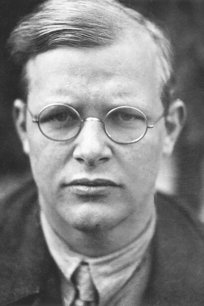 Primo piano di Dietrich Bonhoeffer