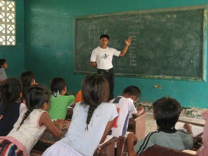 Dando clase como hace 100 años