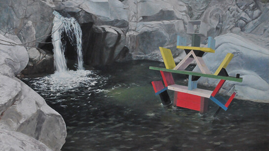 Marco Pace, olio su tela, 120 x 150 cm