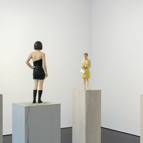 Stephan Balkenhol, Exhibition view. Courtesy of Stephen Friedman Gallery