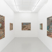 Frans Nybacka, Feeling small, bug pirates, exhibition view. Courtesy of Bricks Gallery