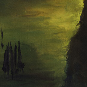 Jules Olitski, Evening radiance (detail), 2002. Courtesy of Yares Art 