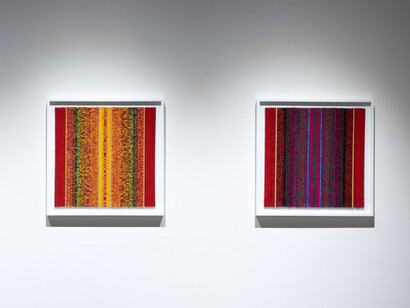Uma Rani Iyli, Connective threads, exhibition view. Courtesy of Patricia Sweetow Gallery