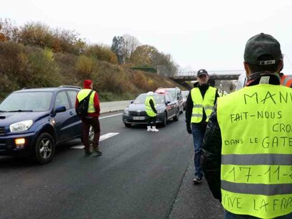 La protesta de los chalecos amarillos en Francia