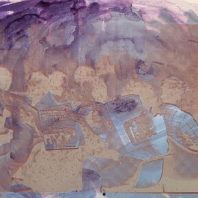 Robert Rauschenberg, Exhibition view. Courtesy of Galerie Thaddaeus Ropac