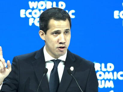Juan Guaidó en Davos
