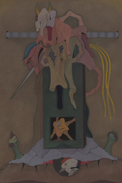 Jorge Camacho, Le piquet, 1974. Courtesy of François Ghebaly