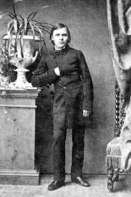 Retrato de Friedrich Nietzsche en 1861