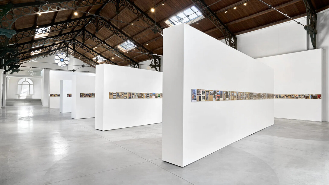 Sasha Kurmaz and Danylo Halkin, Liturgie des jours, exhibition view. Courtesy of La Patinoire Royale