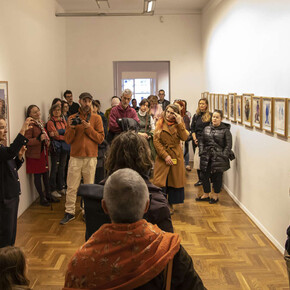 Zora Stančič, Fortunately, glances leave no imprints, exhibition view. Courtesy of City Art Gallery Ljubljana