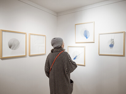 Ferenc Forrai, Waterline, exhibition view. Courtesy of Várfok Gallery