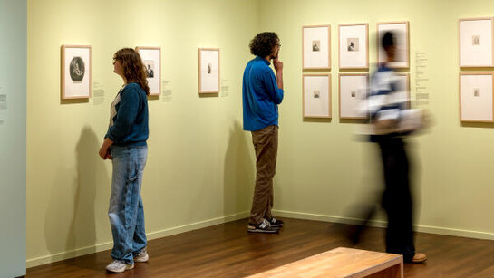 Rembrandt & la vie, vue de l'exposition. Avec l'aimable autorisation du Museum Het Rembrandthuis