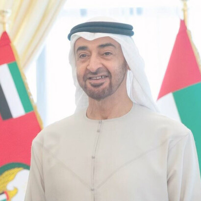 Mohammed Bin Zayed, presidente de los Emiratos Árabes Unidos desde el 14 de mayo de 2022