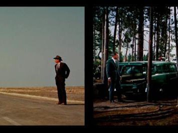 Josh Azzarella / Untitled #142 (Bob Coe from Wasco), 2013 / 2 Channel HD Video, 3:18 and 4:00, 10.2 Surround Sound / Ed. 3+1ap