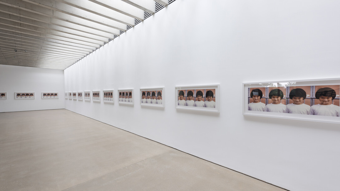 Alfredo Jaar, A Hundred Times Nguyen, 1994. Courtesy the artist, New York and YSP. Photo © Jonty Wilde