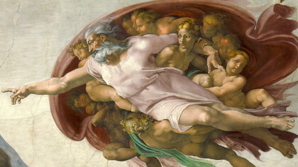 Michelangelo- La creación de Adán