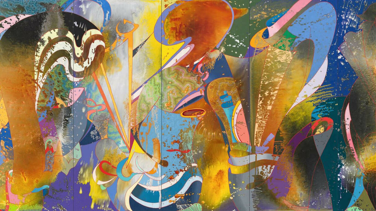 Barbara Takenaga, Round trip time (detail), 2024. Courtesy of Kemper Museum of Contemporary Art