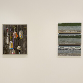 Steve Mills, Reflections and Shadows, installation view. Courtesy of Gallery Henoch